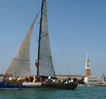 Spettacolo dei "Vor 60"
nelle acque di Venezia
